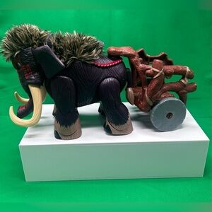 Rare Mattel IMAGINEXT Woolly Mammoth Works Great, Makes Noise ROARS 2005